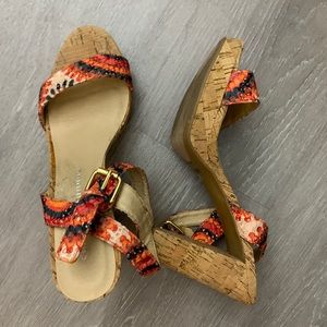 Summer heeled sandals